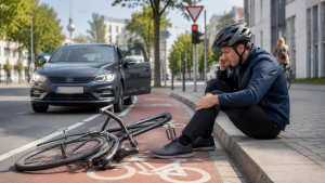 Wypadek rowerowy w Niemczech – co zrobić na miejscu zdarzenia?